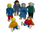 Goki Puppenhaus-Puppen City-Familie [Kinderspielzeug]