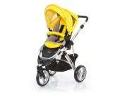 ABC Design Kinderwagen Cobra citro Gestell silver / graphite - gelb